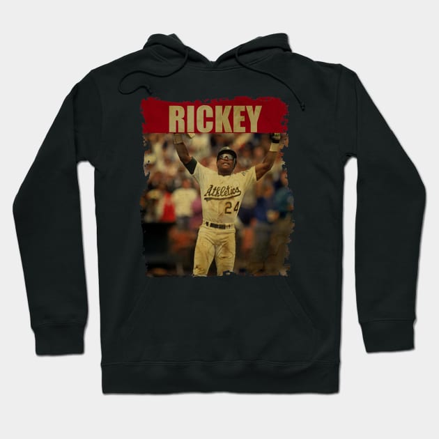 Rickey Henderson - NEW RETRO STYLE Hoodie by FREEDOM FIGHTER PROD